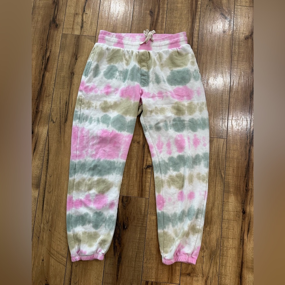 ⚡️ Billabong Pink Tie Dye Jogger Sweatpants Women's Size Mediun